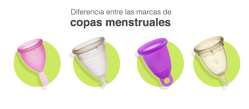 Diferencia entre las marcas de copas menstruales